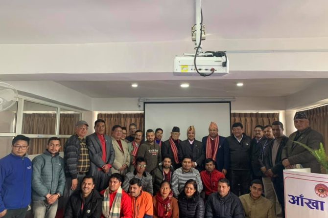 Hospital visit by Dr Sanduk Ruit,Til Ganga Eye Institute