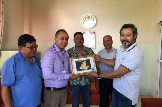 Hospital visit by Dr. Kishoreraj Pradhan (Medical Director) Matrika Eye Center Kathmandu